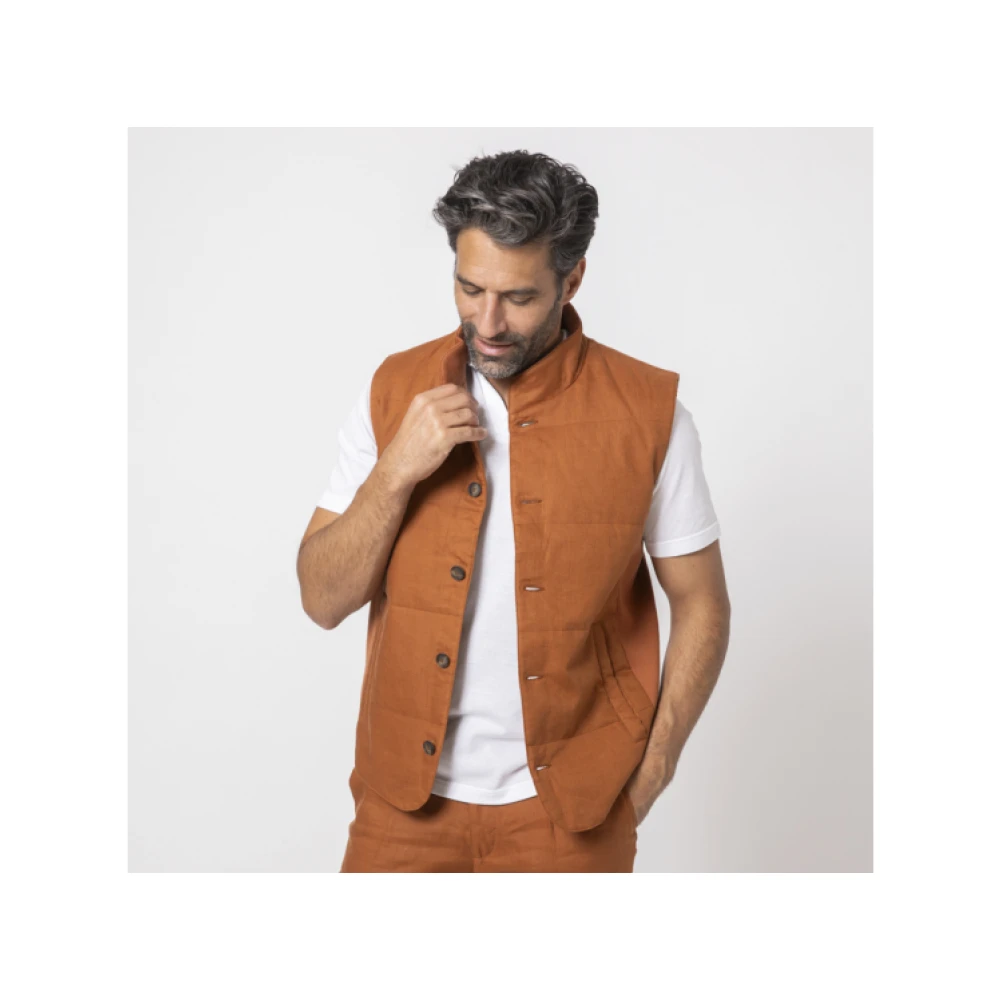 Gran Sasso Jackets Brown Heren