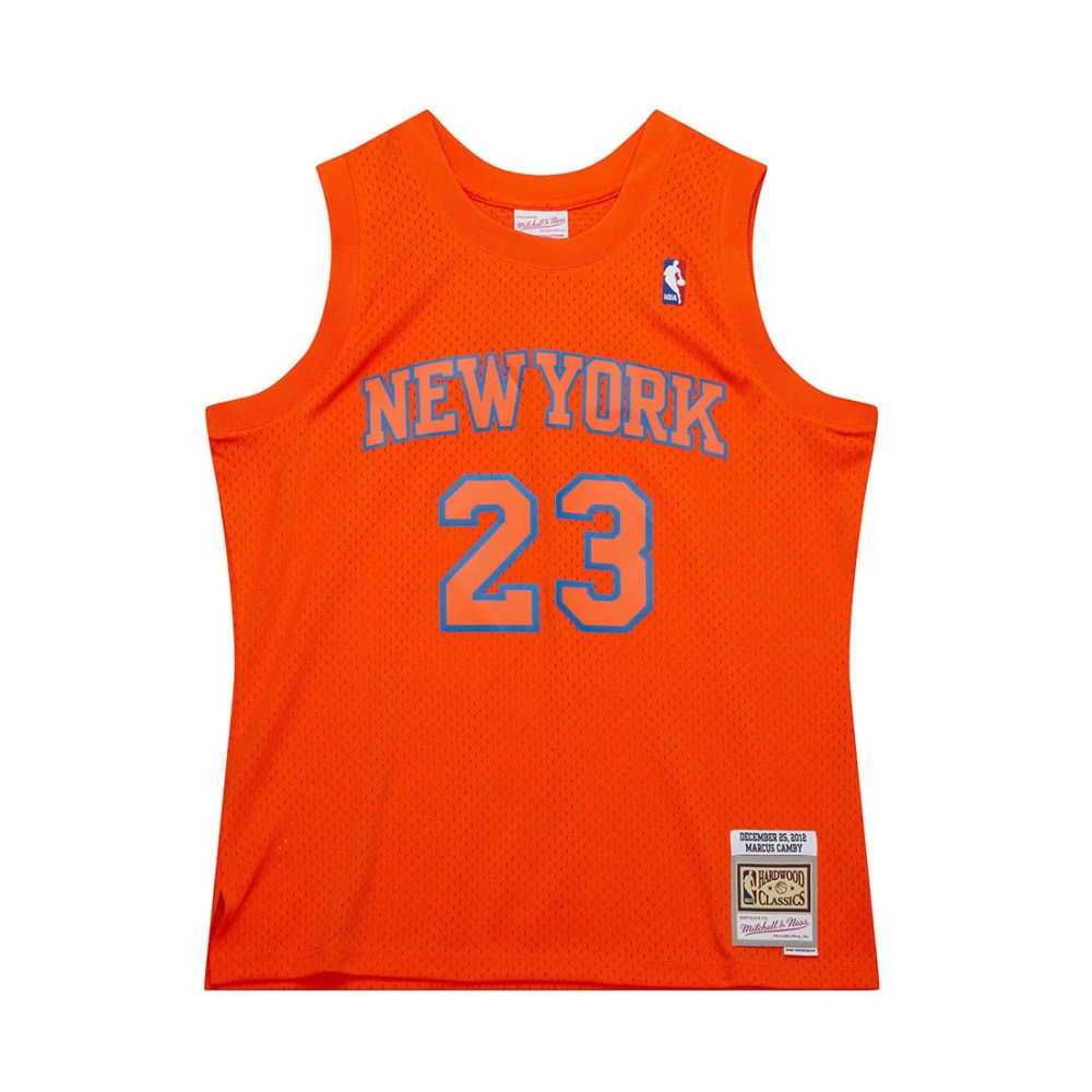 Mitchell & Ness NBA Knicks 2012 Marcus Camby Shirt Orange Heren