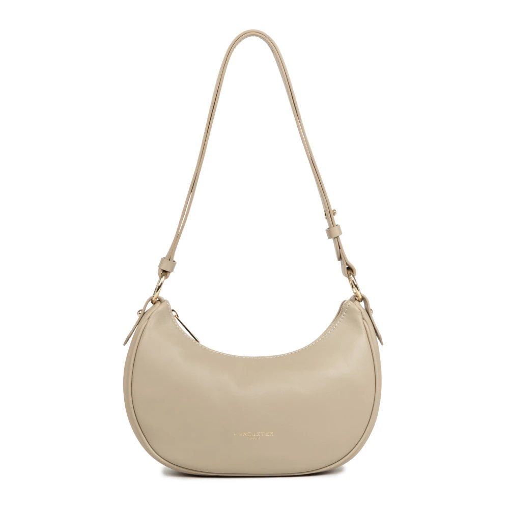 Lancaster Beige Shoulder Bags, Female, One Size, Petit Sac Besace S Donna Aria