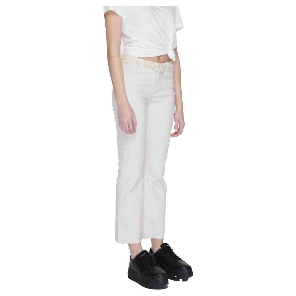 Vero Moda Kick Flare Bootcut Jeans Collectie Beige Dames