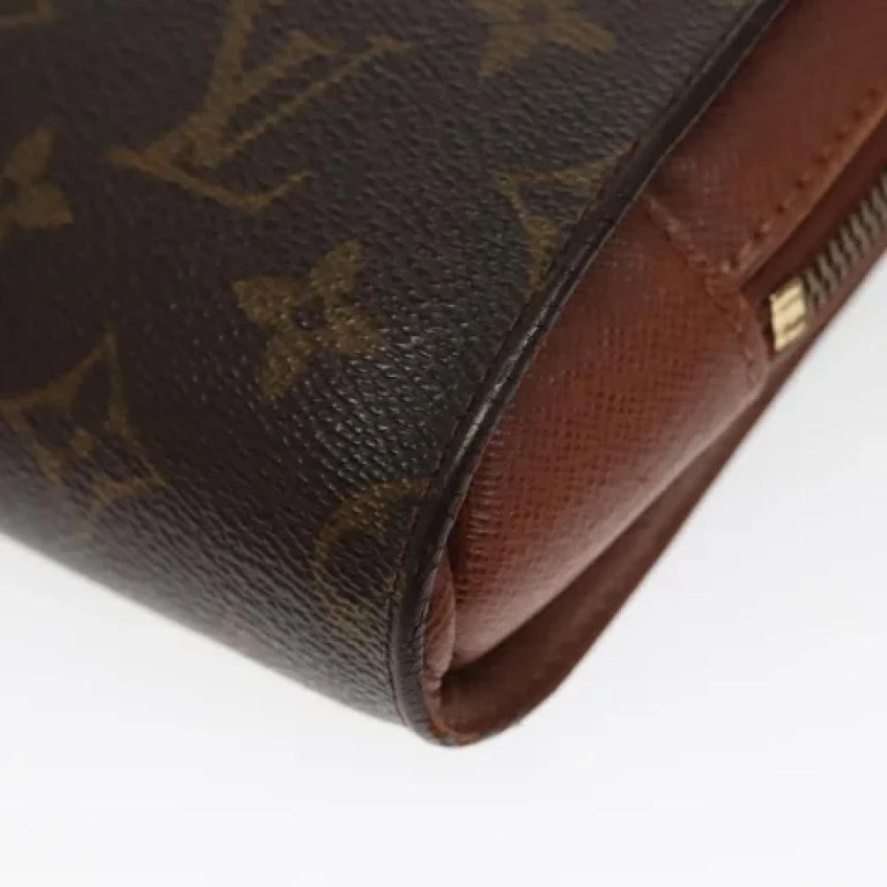 Louis Vuitton Vintage Pre-owned Canvas clutches Brown Dames