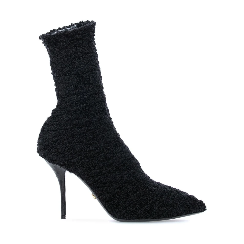 Dolce & Gabbana Women's Black Stylish Ankle Boots