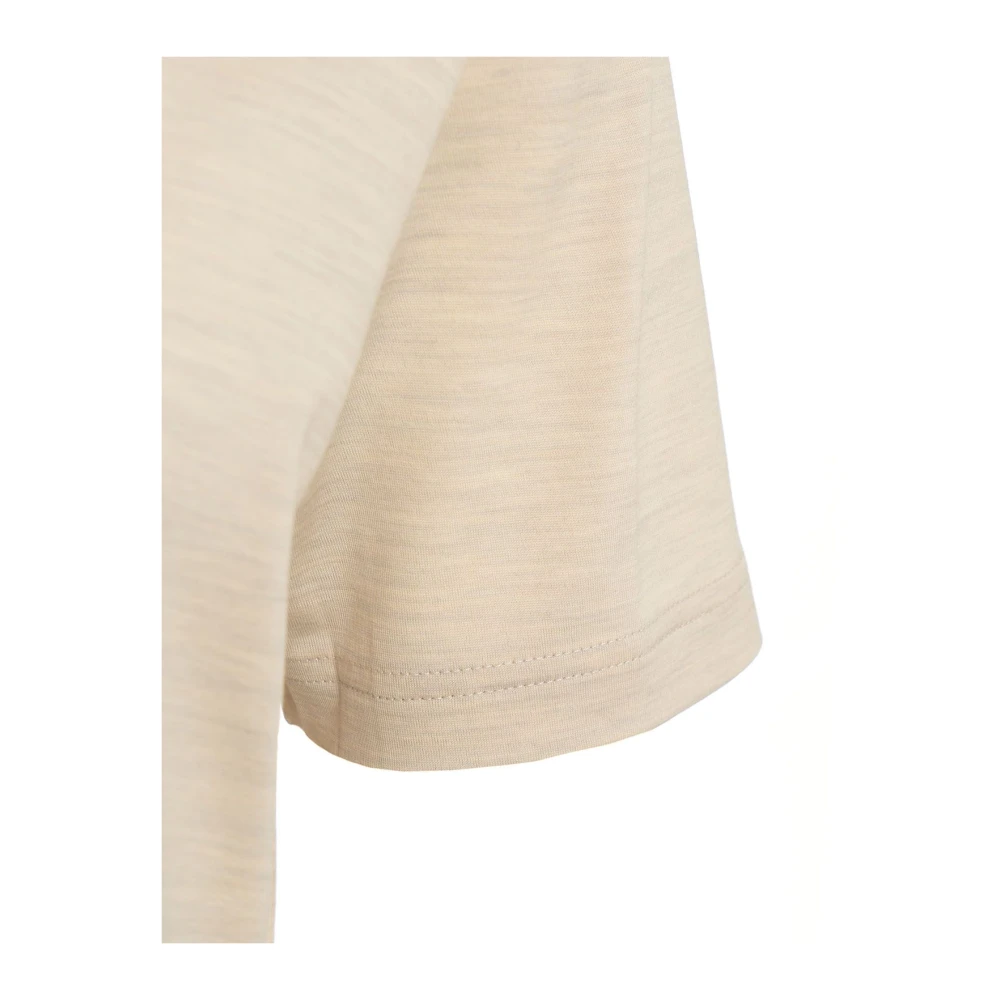 Stefan Brandt Beige Enno Tee Heren T-shirt Beige Heren