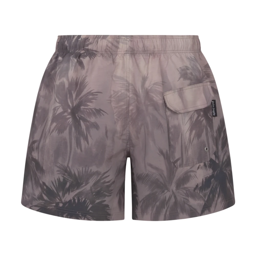 Palm Angels Beige Zee Kleding Sunset Palms Zwembroek Multicolor Heren