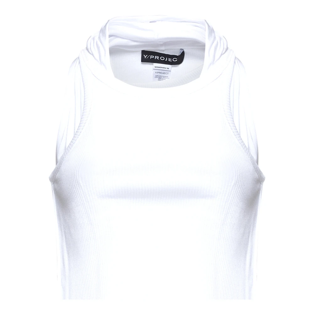 Y Project Witte Top White Dames
