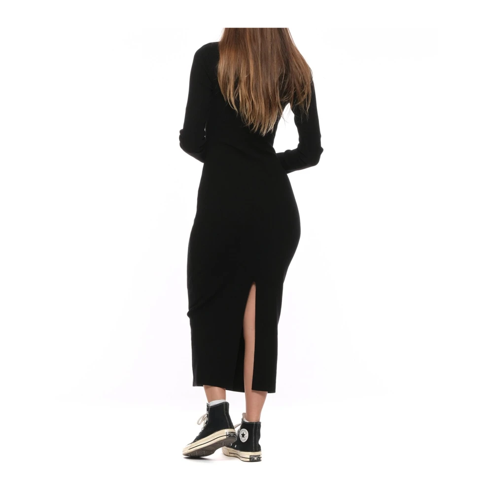Akep Abiti Vskd03025 Zwarte Jurk Black Dames