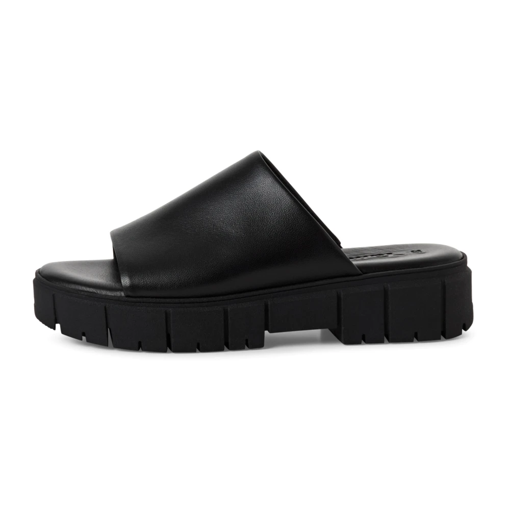 Tamaris Women's Black Casual Slide Sandals - Sliders - 5 Uk - Shoes