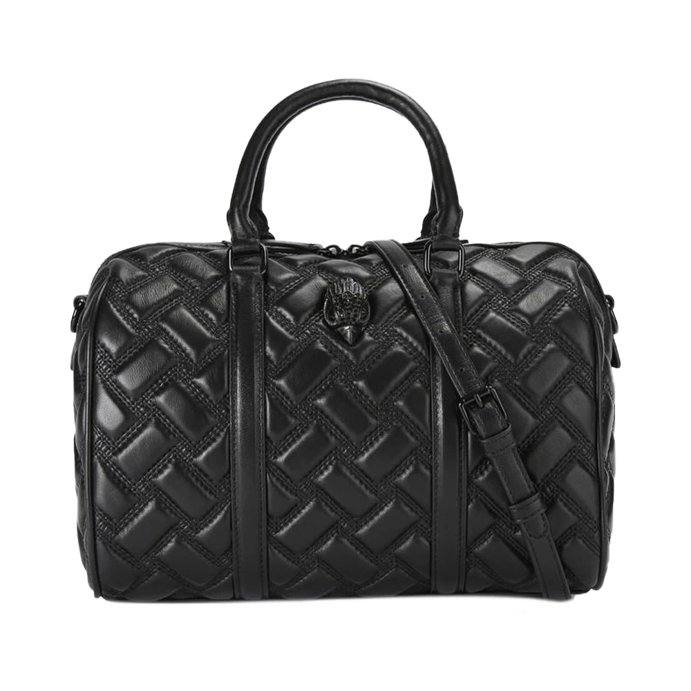 Kurt Geiger Elegante Kensington Boston Schoudertas Black Dames