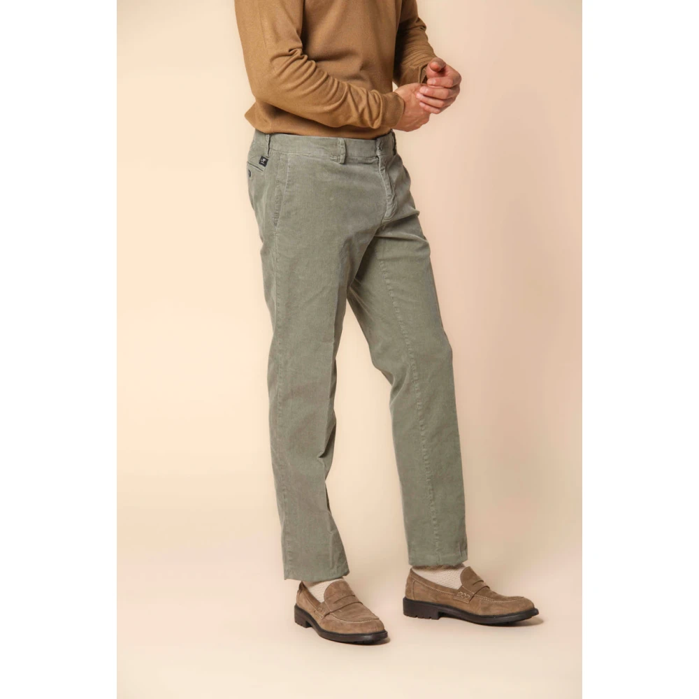 Mason's Fluwelen chino broek voor heren Green Heren