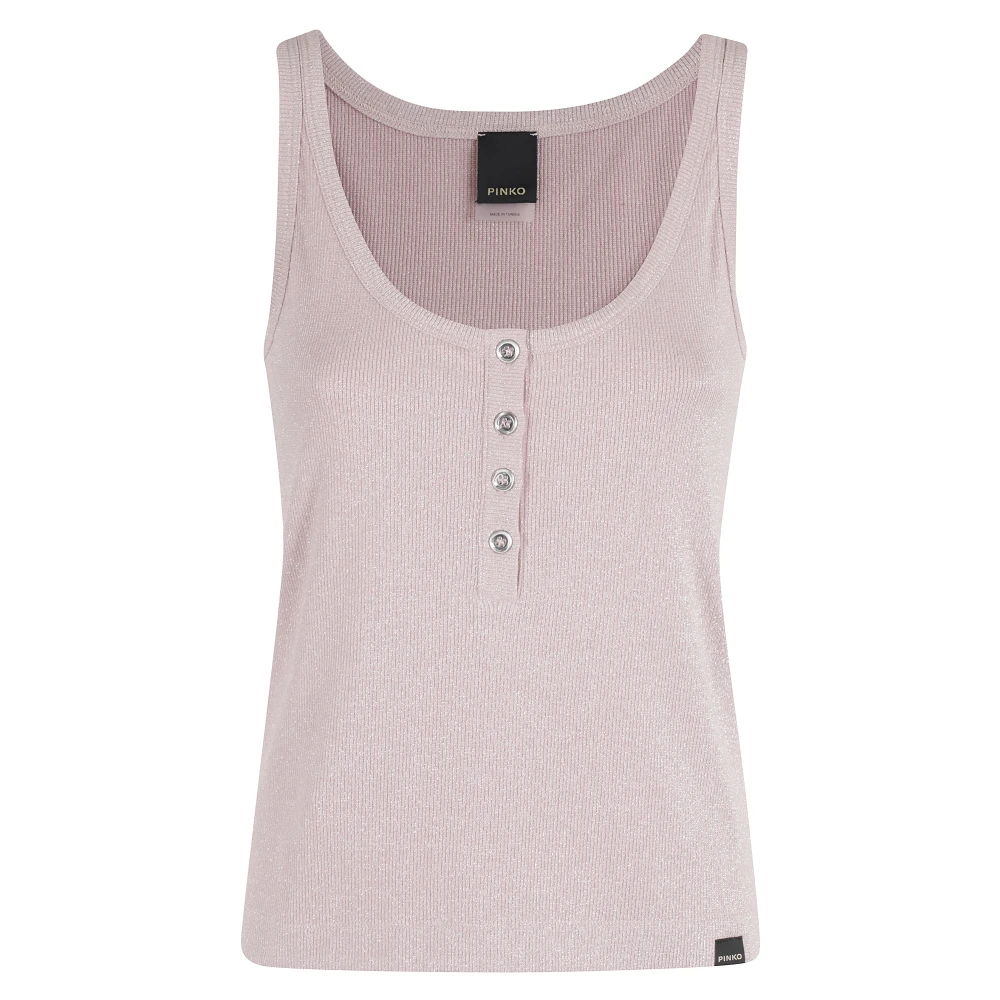 Pinko Mouwloze Top Chimera Stijl Pink Dames