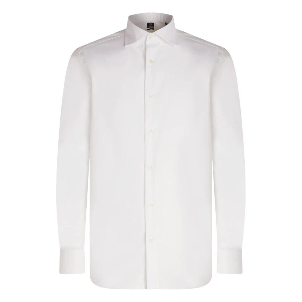Boggi Milano Uomo Bianco - Camicia Regular Fit In Cotone Pinpoint - Shirts - 5XL