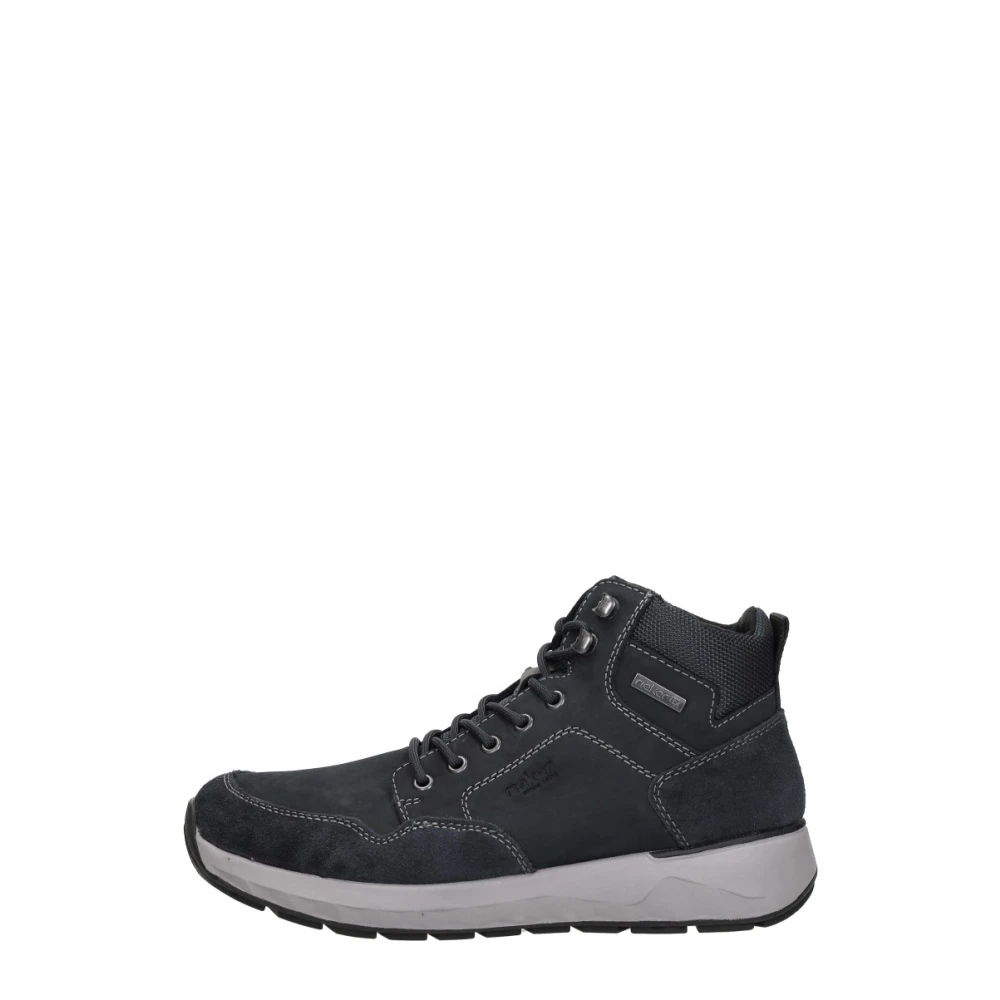 Rieker Veterschoenen Hoog Heren Schoenen Blauw