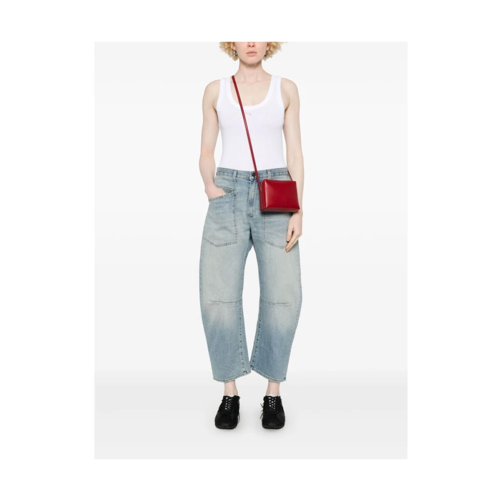 Nili Lotan Lichtblauwe Klassieke Vijf Zakken Jeans Blue Dames