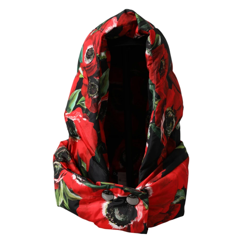 Dolce & Gabbana Women's Multicolor Hats, One Size, Colorful Anemone Head Wrap Hat