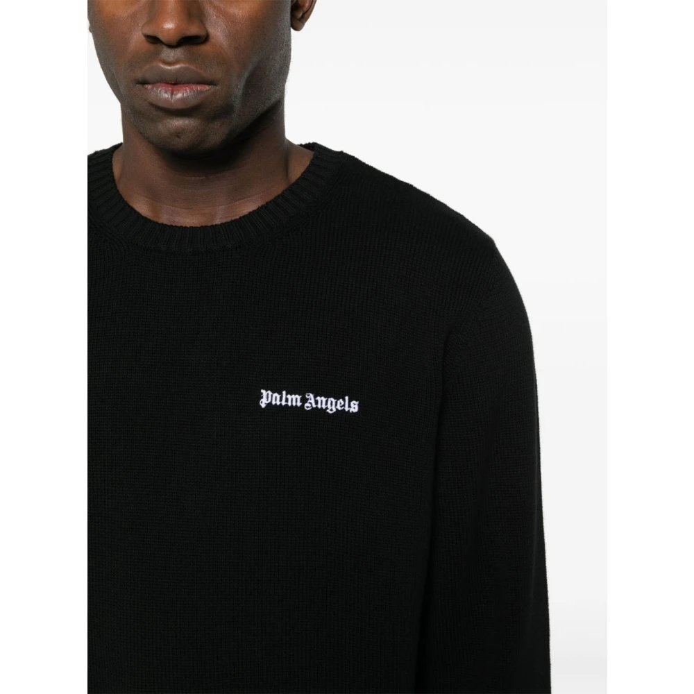 Palm Angels Sweatshirts Black Heren