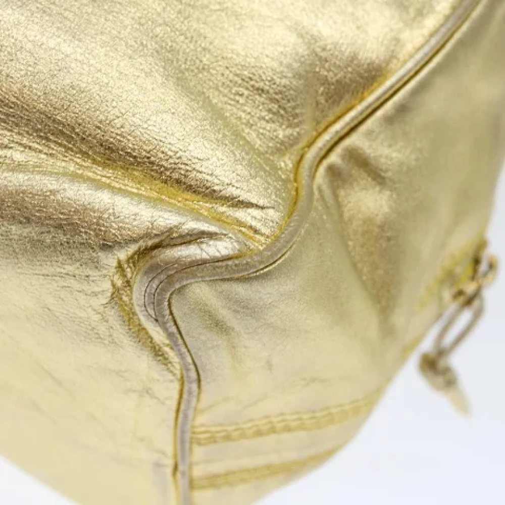 Loewe Pre-owned Leather handbags Yellow Dames