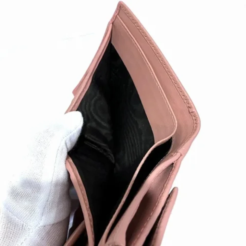 Gucci Vintage Pre-owned Leather wallets Pink Dames