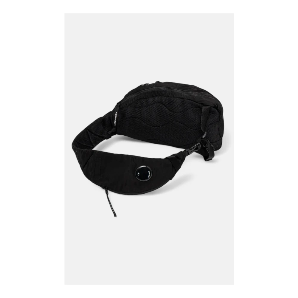 C.P. Company Nylon Lens Rugzak met Ritssluiting Black Heren