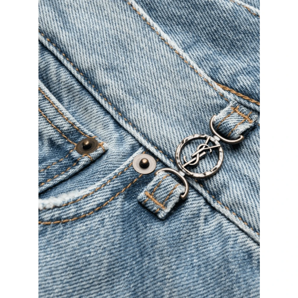 Saint Laurent Cassandre Jeans Blue Dames