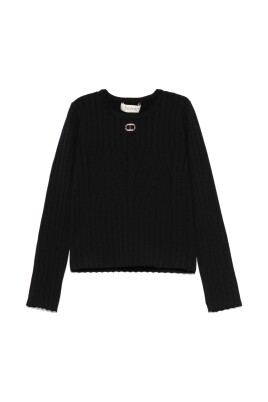 black-sweater-set