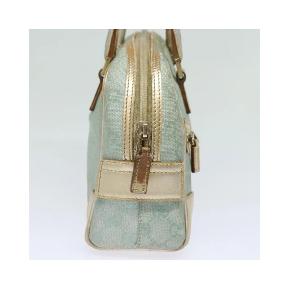 Gucci Vintage Pre-owned Canvas handbags Blue Dames