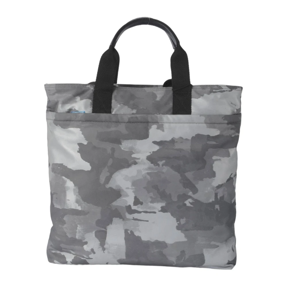 Dolce & Gabbana Heren Camouflage Grote Stoffen Tas Gray Heren