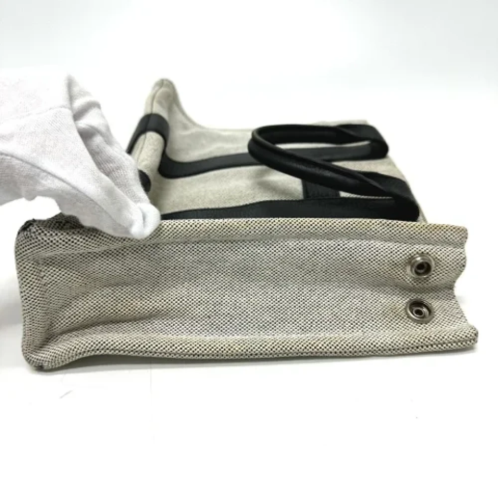 Hermès Vintage Pre-owned Fabric totes Gray Dames