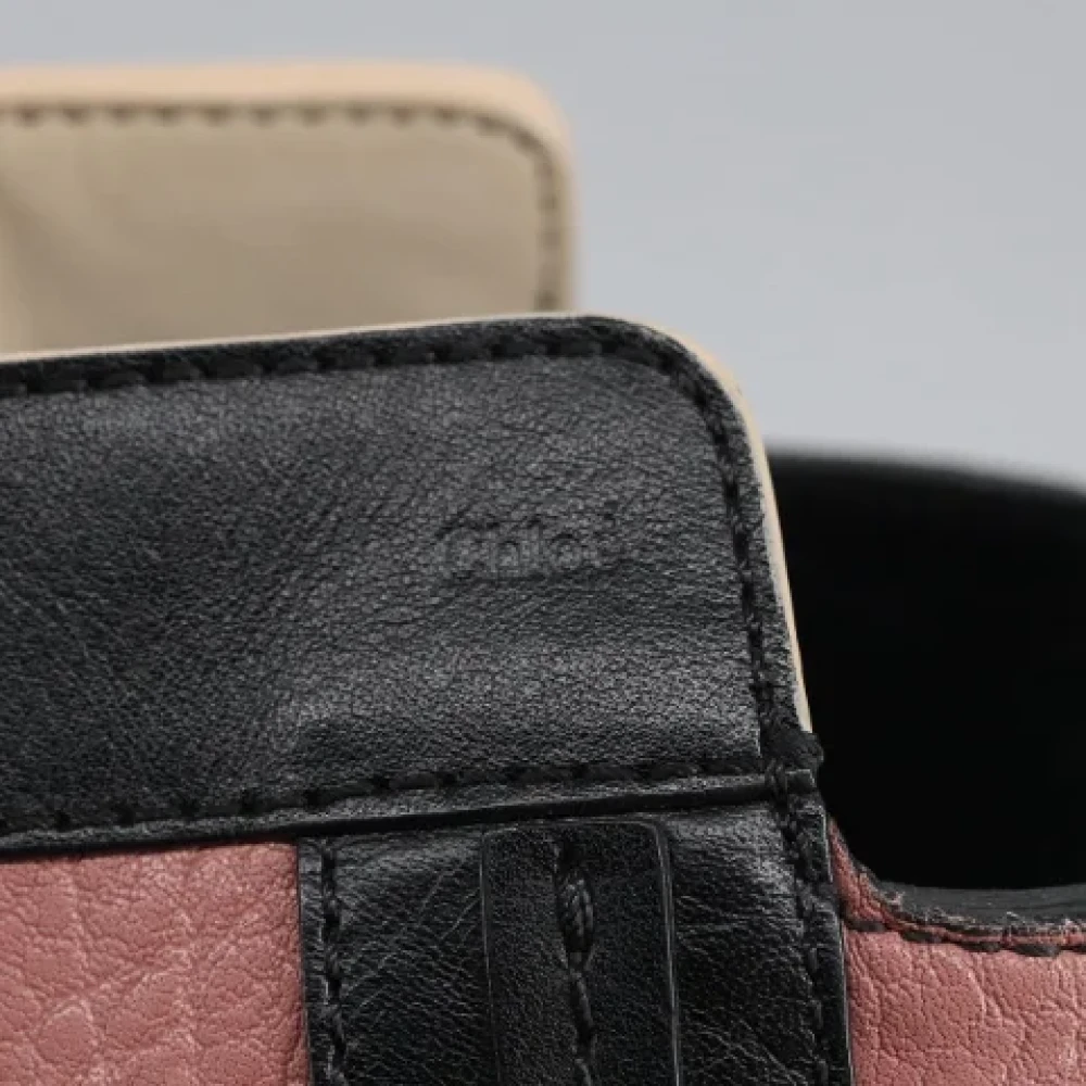 Chloé Pre-owned Leather handbags Pink Dames