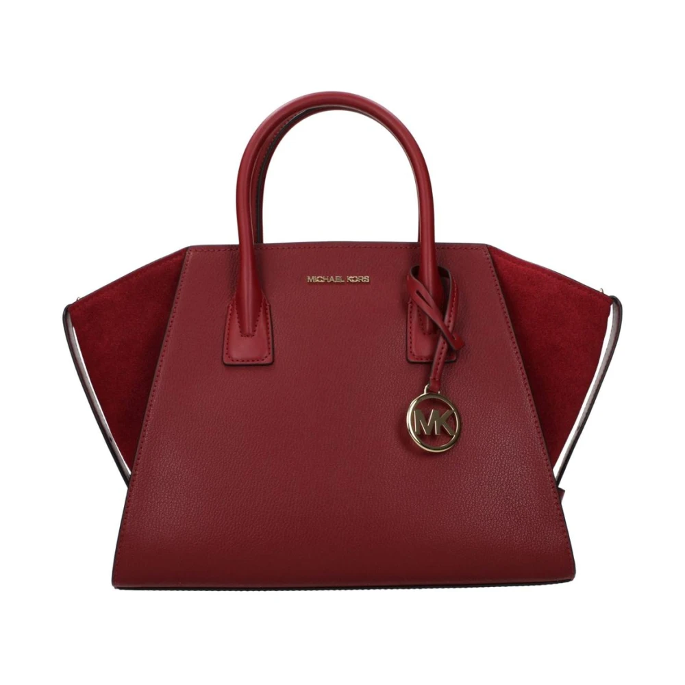 Michael Kors Women's Red Luxury Genuine Leather Handbag