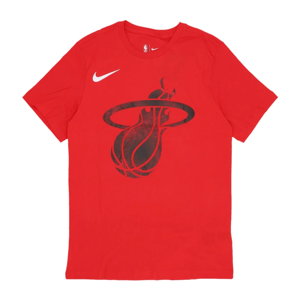 Nike Red Miami Heat City Edition Logo Tee - Male - Training - L - Sport
