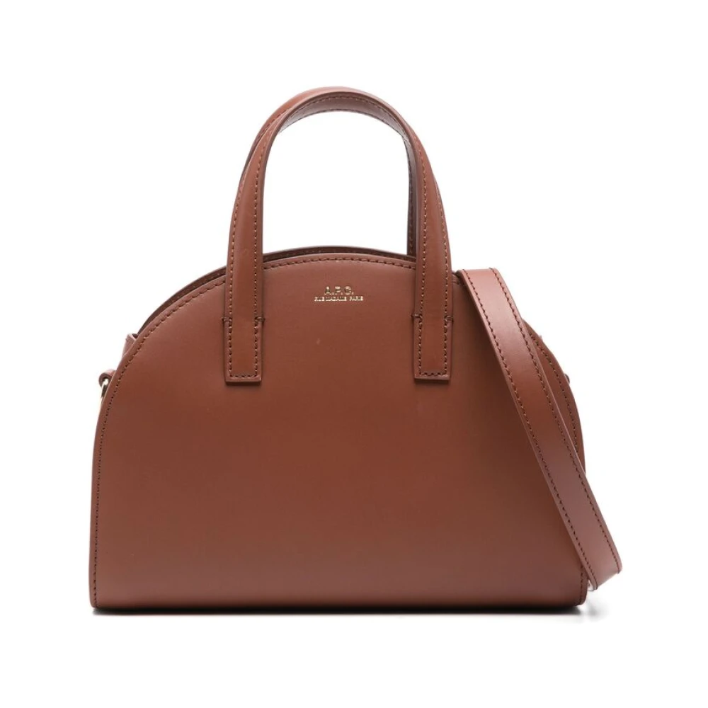 A.p.c. Stijlvolle Bruine Tas met Magnetische Sluiting Brown Dames