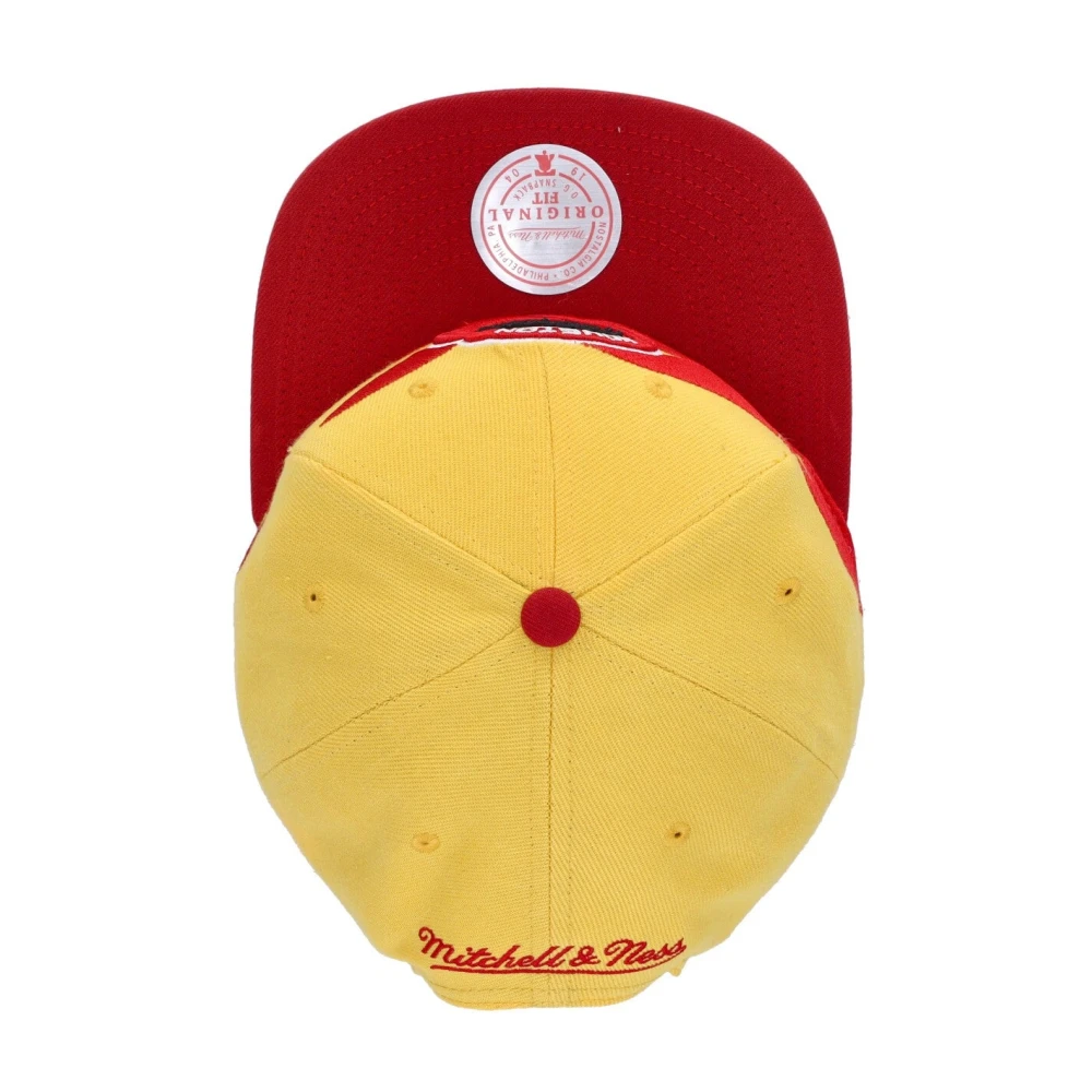 Mitchell & Ness Houston Rockets NBA Cap Snapback Yellow Heren