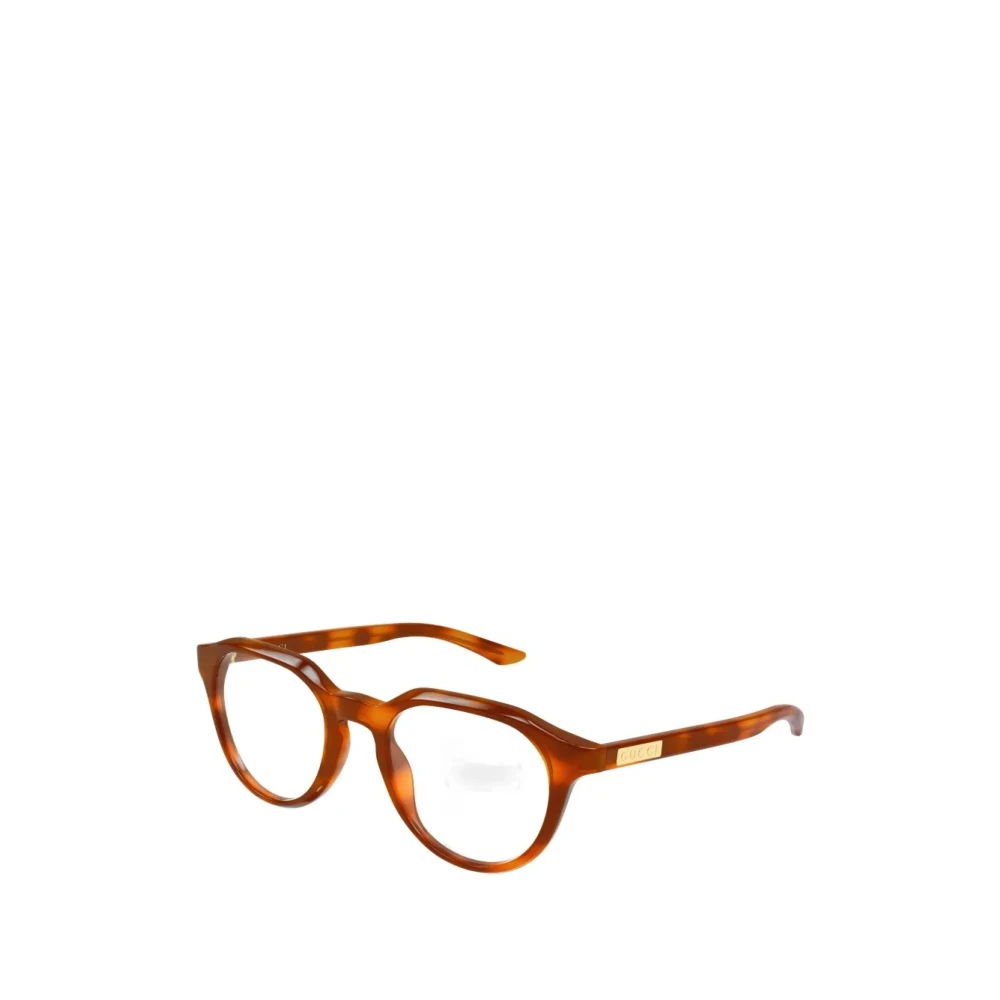 Gucci Men's Brown Glasses, 49 Mm, Pantos Optical Frame