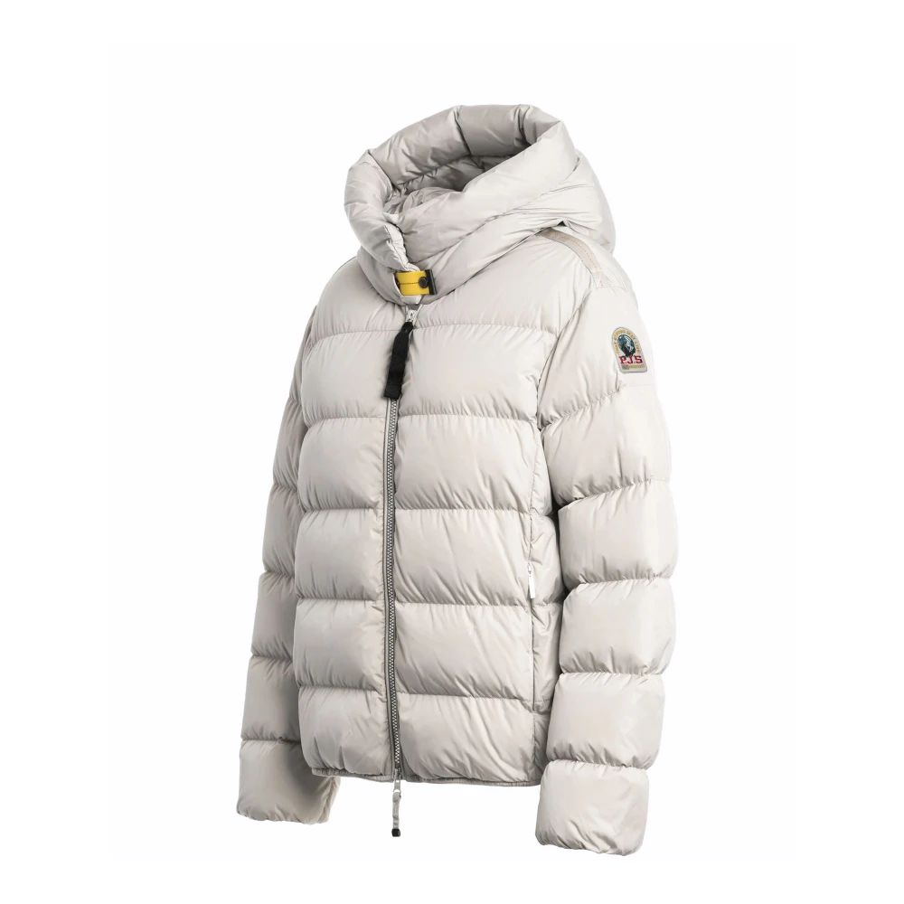 Parajumpers Gewatteerde jas met capuchon White Dames