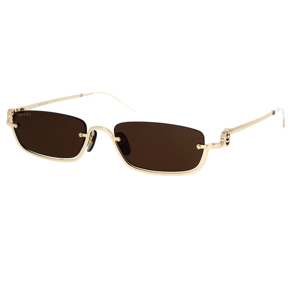 Gucci Unisex Yellow Vintage-Inspired Urban Sunglasses
