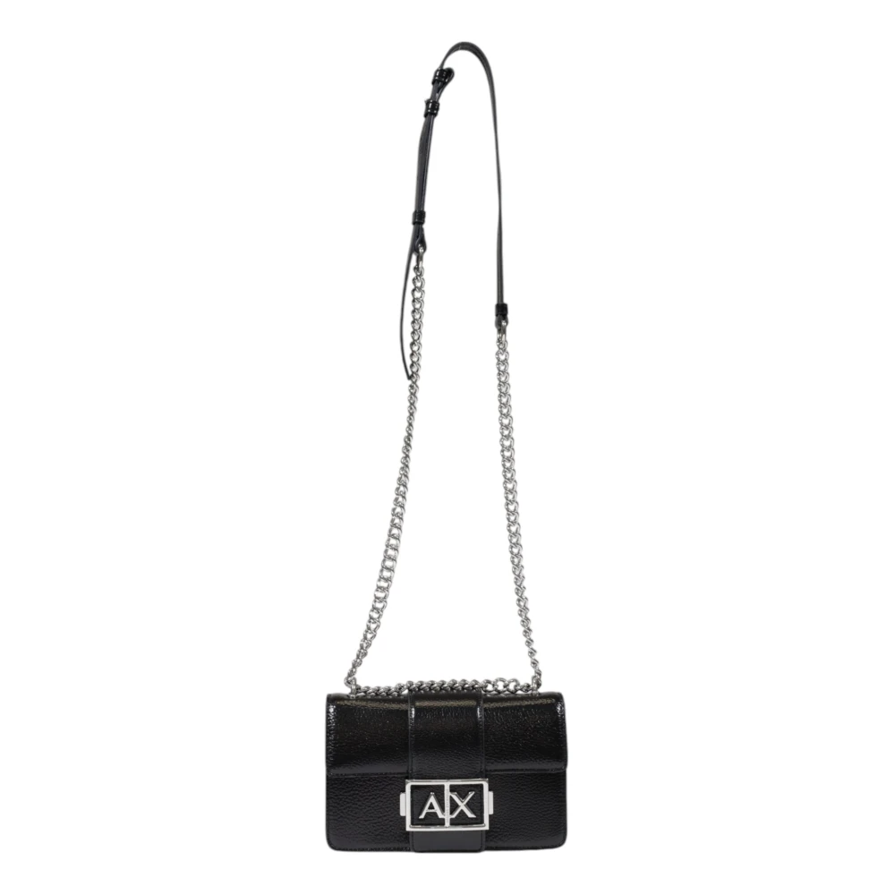 Armani Exchange Kleine Polyester Tas Collectie voor Vrouwen Black Dames