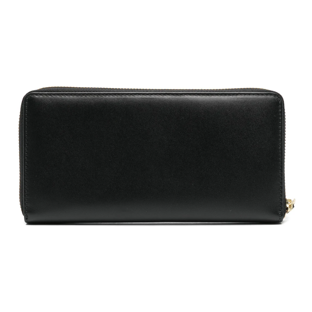Comme des Garçons Zwarte leren portemonnee Black Unisex