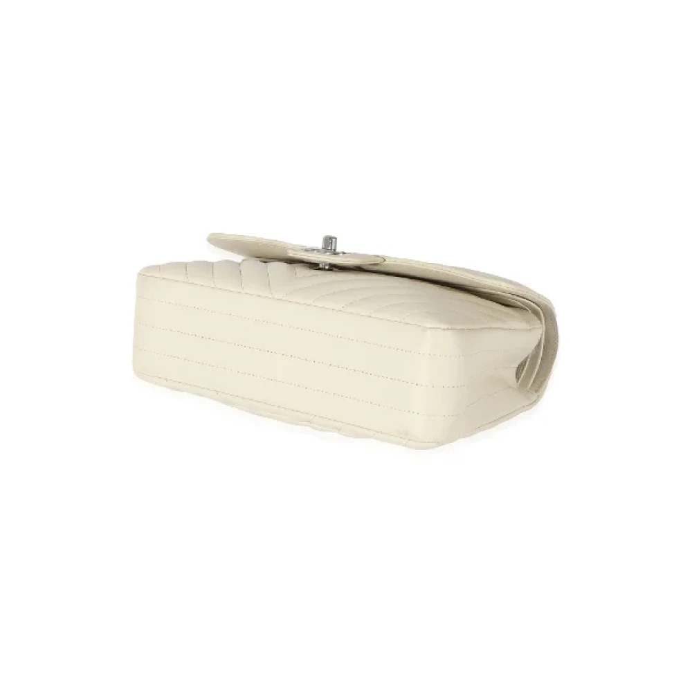 Chanel Vintage Pre-owned Leather chanel-bags White Dames