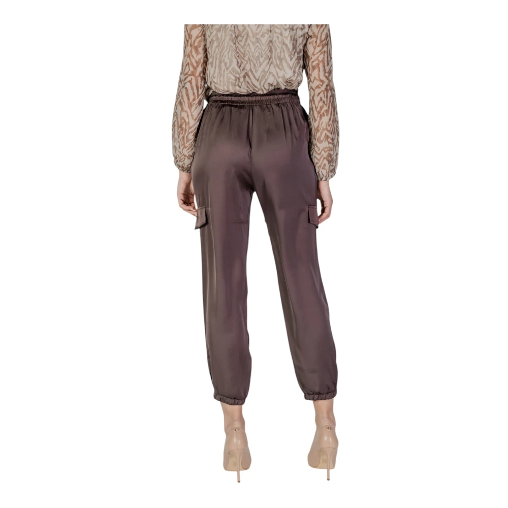 Liu Jo Lente Zomer Dames Regular Polyester Broeken Brown Dames