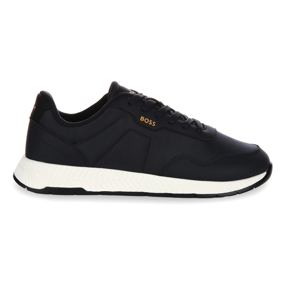 Hugo Men's Blue Dark Mesh Trainers For - Sneakers - 11 Uk - Shoes