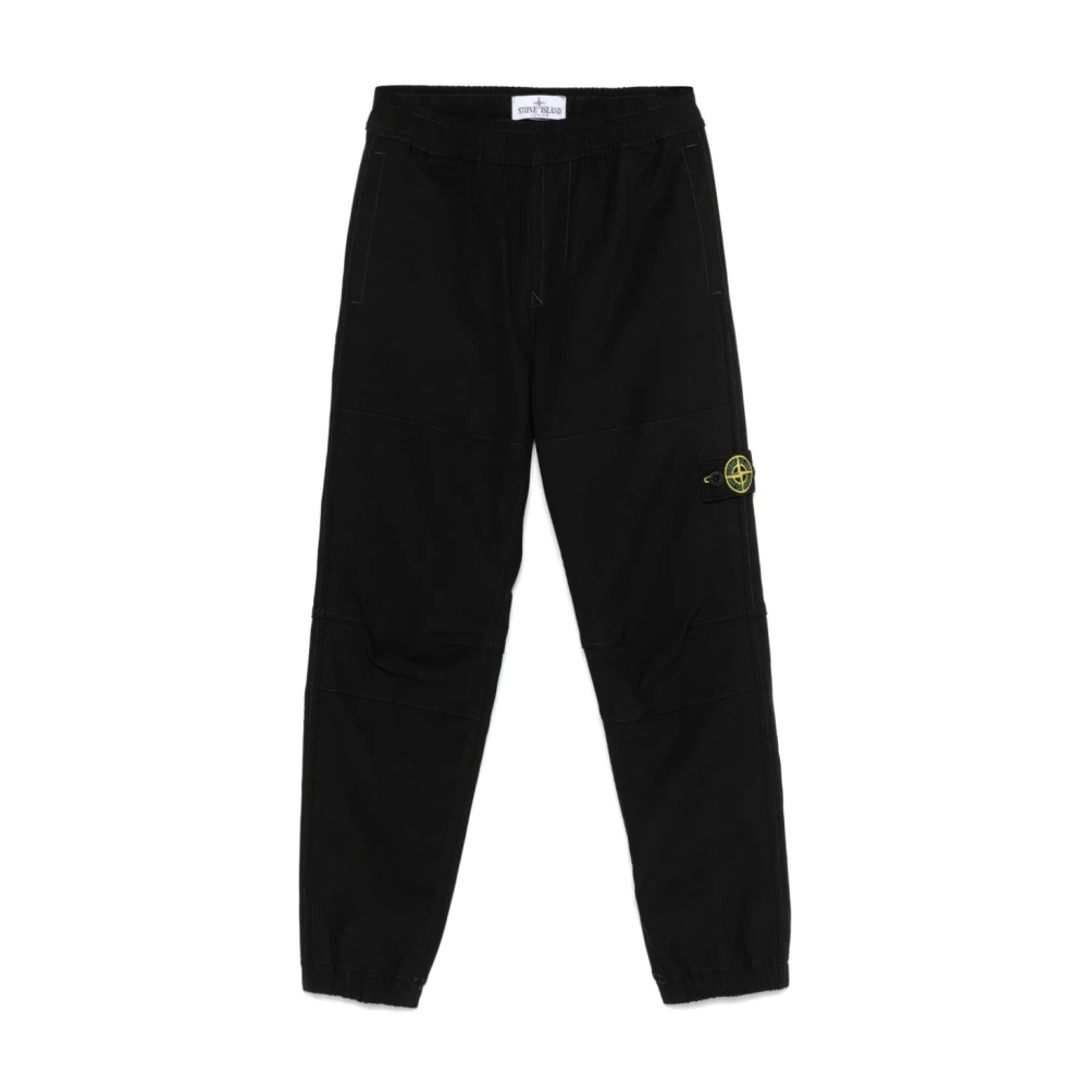 Stone Island Unisex Kids Blue Regular Taper Trousers - Trousers - 8 Y - Kids
