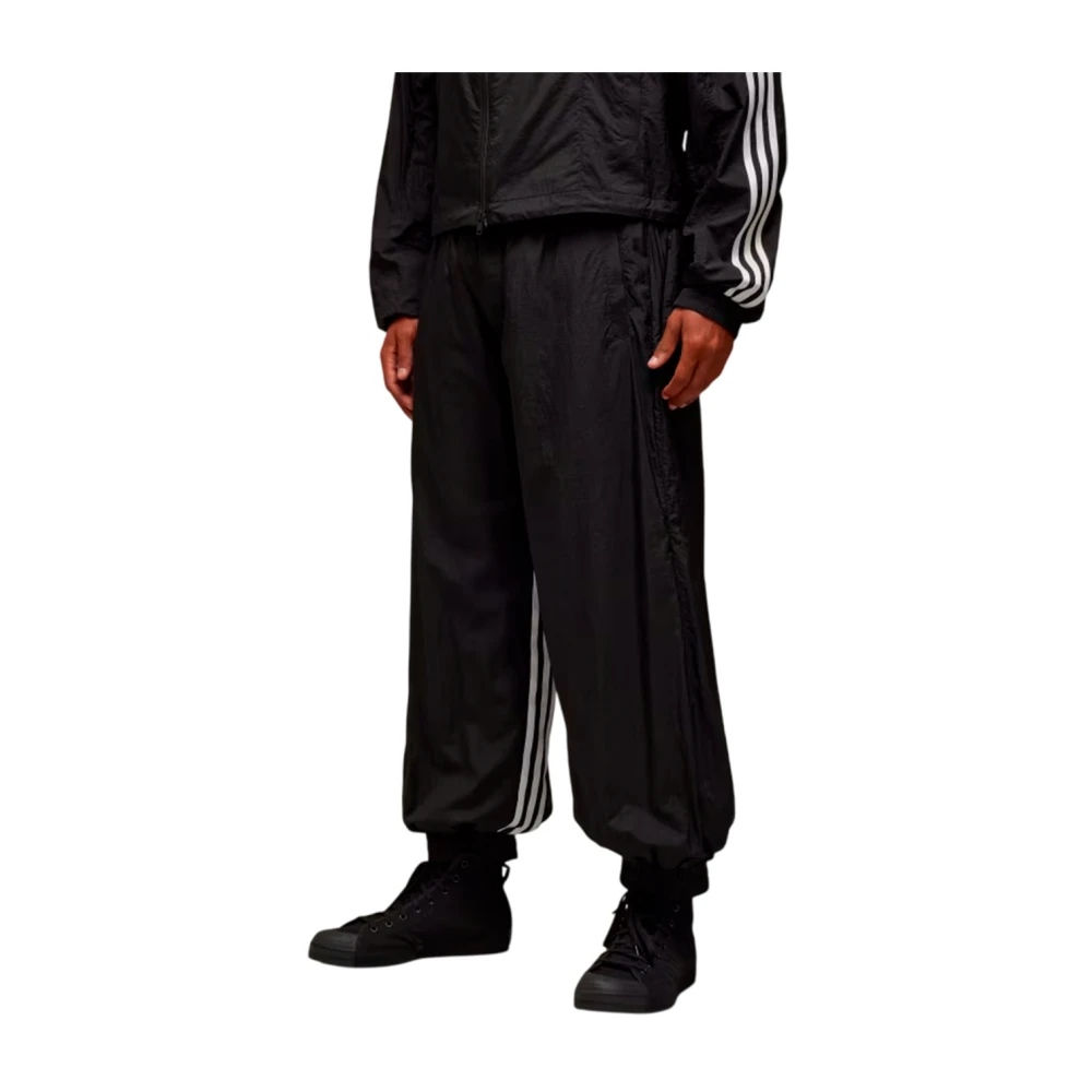 Y-3 Nylon Shell Casual Broek Black Heren