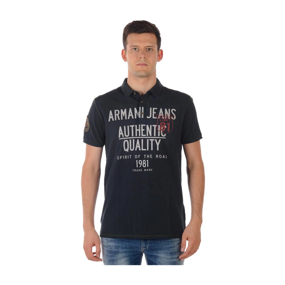Armani Jeans Hombre Azul Camisetas, Talla: S