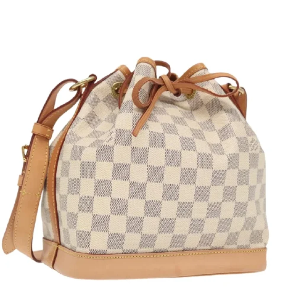 Louis Vuitton Vintage Pre-owned Canvas shoulder-bags White Dames