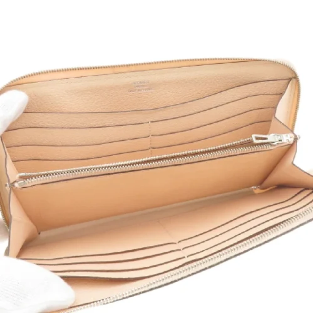 Hermès Vintage Pre-owned Leather wallets Pink Dames