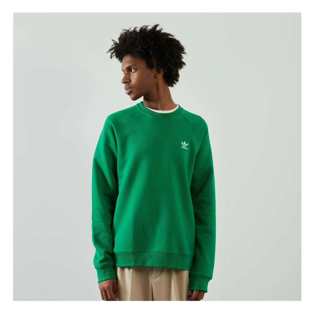 Adidas Essentiële Groene Hoodie Green Heren