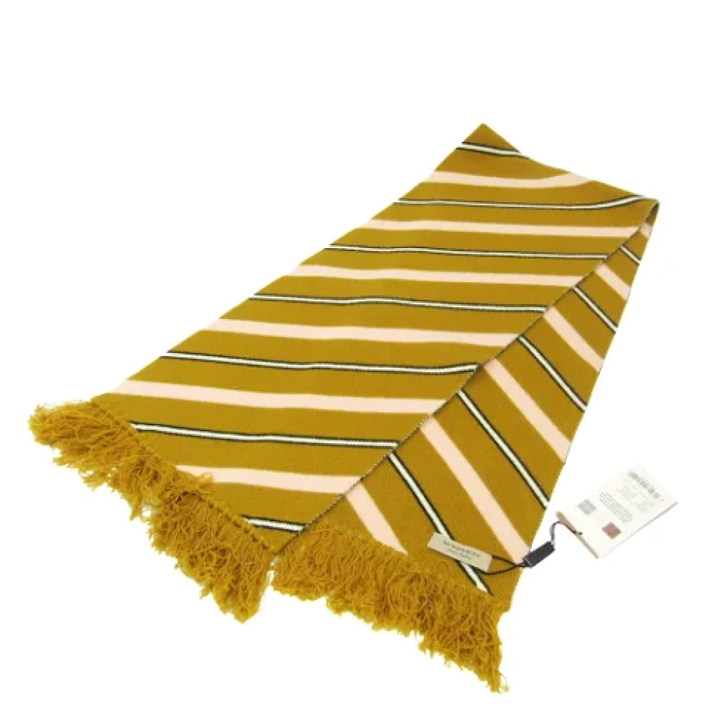 Burberry Vintage Pre-owned Wool scarves Multicolor Dames