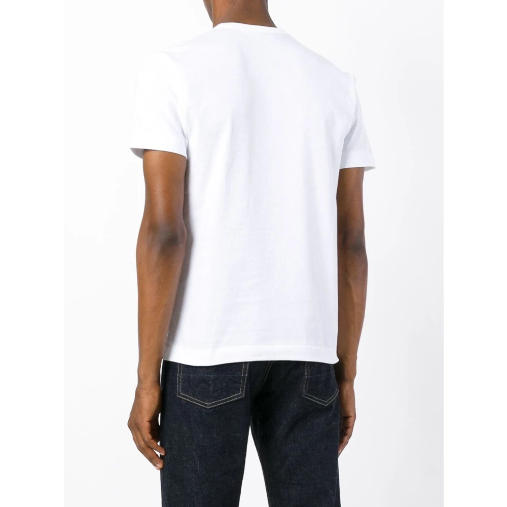 Comme des Garçons Play Wit T-shirt met logoprint White Heren