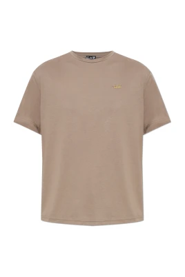 T-shirt med logotypapplikation