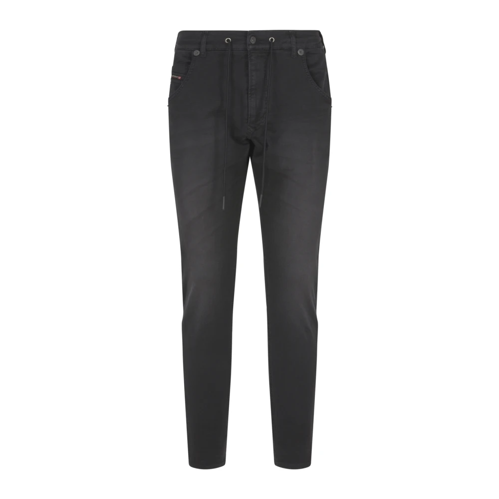 Diesel Zwarte Broek Krooley-E-Ne Black Heren